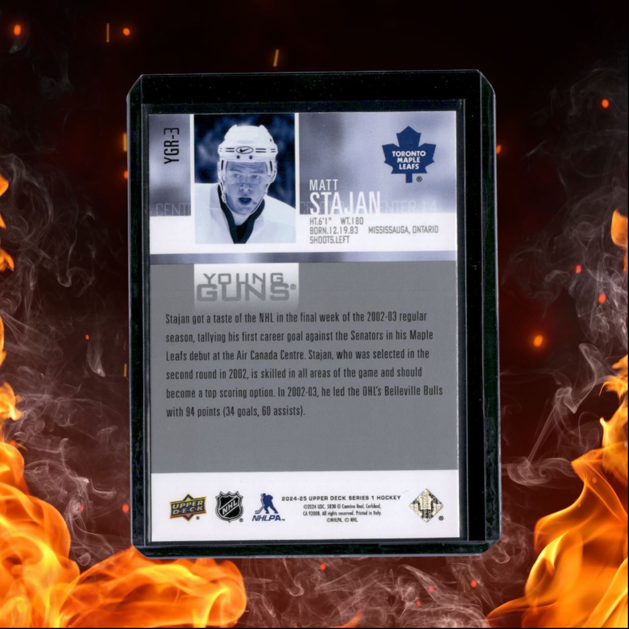 2024-25 Upper Deck Matt Stajan Young Guns Renewed #YGR-3