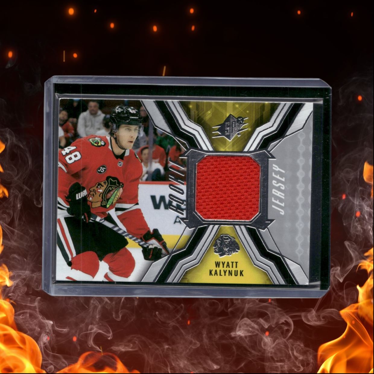 2021-22 Upper Deck SPx Wyatt Kalynuk Jersey Rookie #RJ-WK