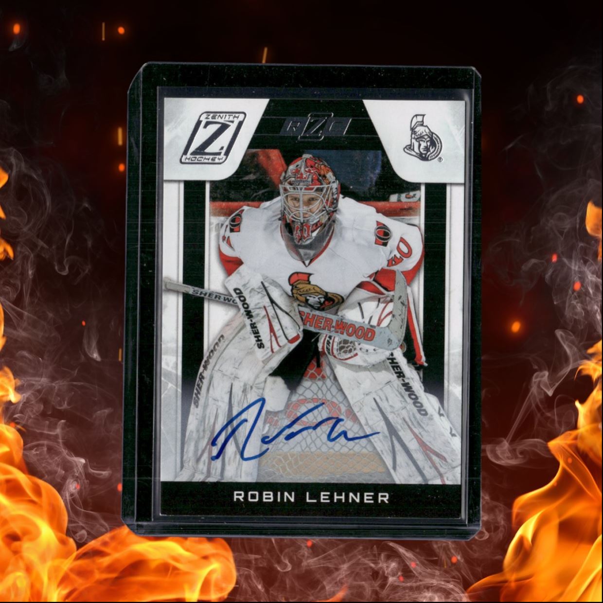 2010-11 Panini Zenith Robin Lehner Rookie Auto 967/999 #191