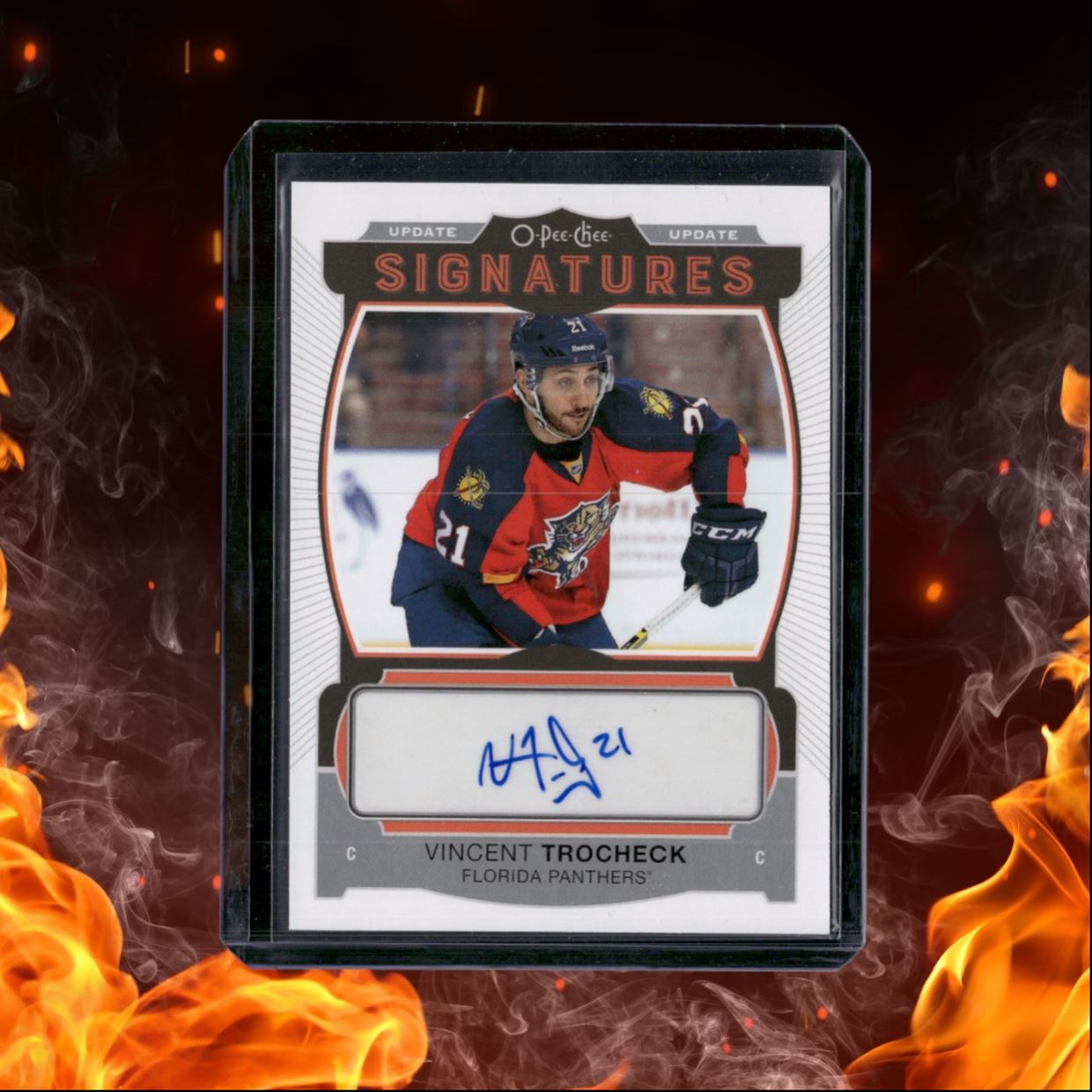 2015-16 O-Pee-Chee Vincent Trocheck Signatures Auto #US-VT