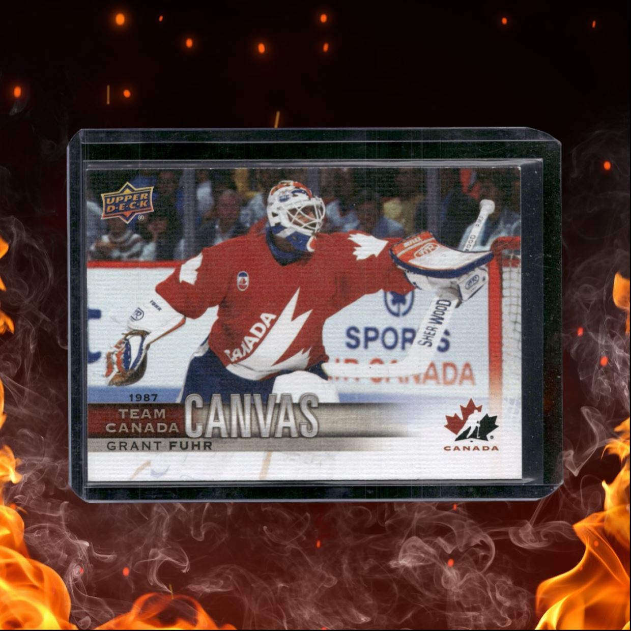 2017-18 Upper Deck Team Canada Grant Fuhr Canvas #TCC-48