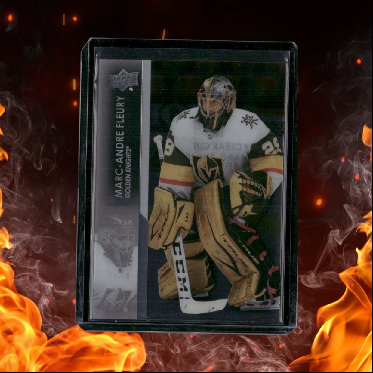 2021-22 Upper Deck Marc-Andre Fleury Clear Cut SP (B) #180