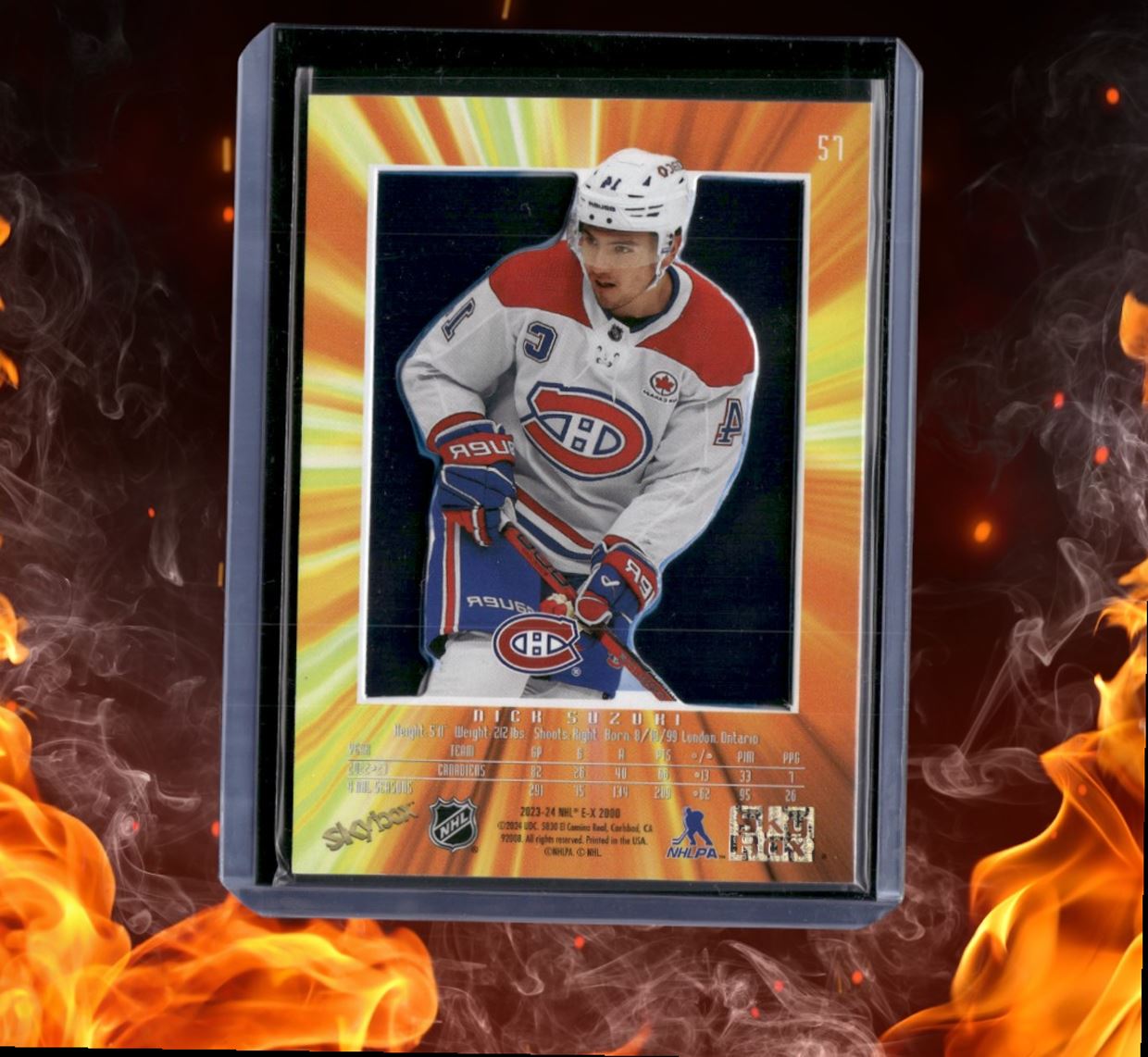 2023-24 SkyBox EX 2000 Nick Suzuki (B) #57