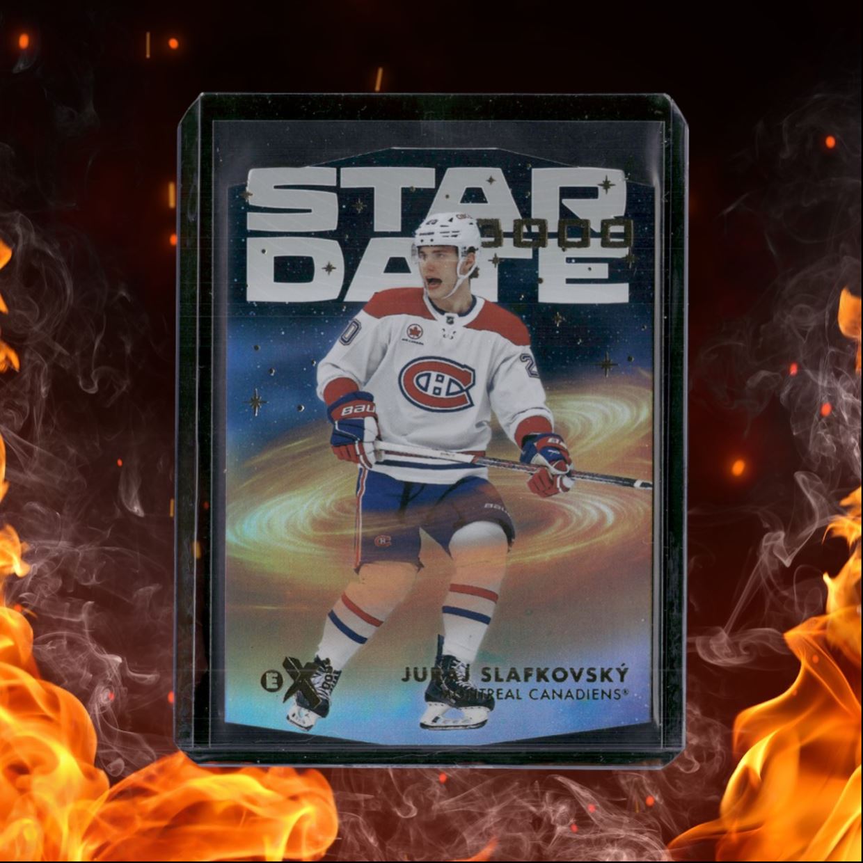 2023-24 Skybox EX 2000 Juraj Slafkovsky Star Date 3000 Die-Cut #SD-12