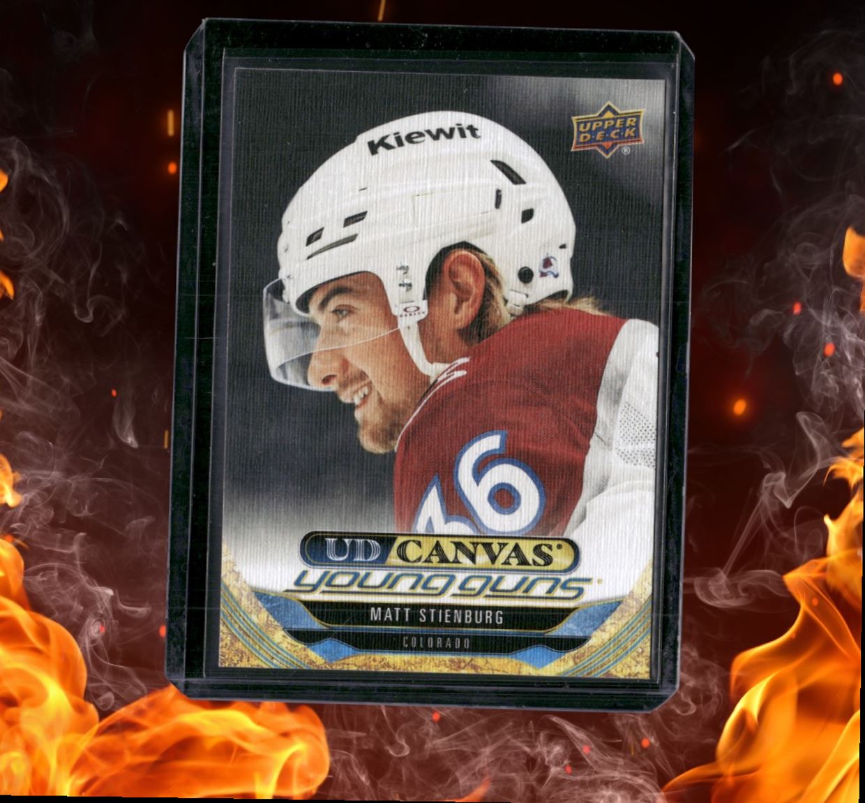 2024-25 Upper Deck Matt Stienburg Canvas Young Guns (B) Rookie #C237
