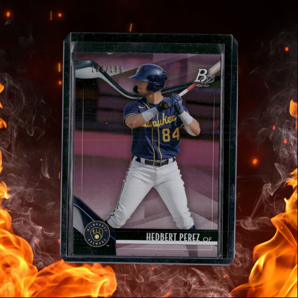 2021 Bowman Platinum Lewin Diaz Pink Prospect 100/199 #TOP-33