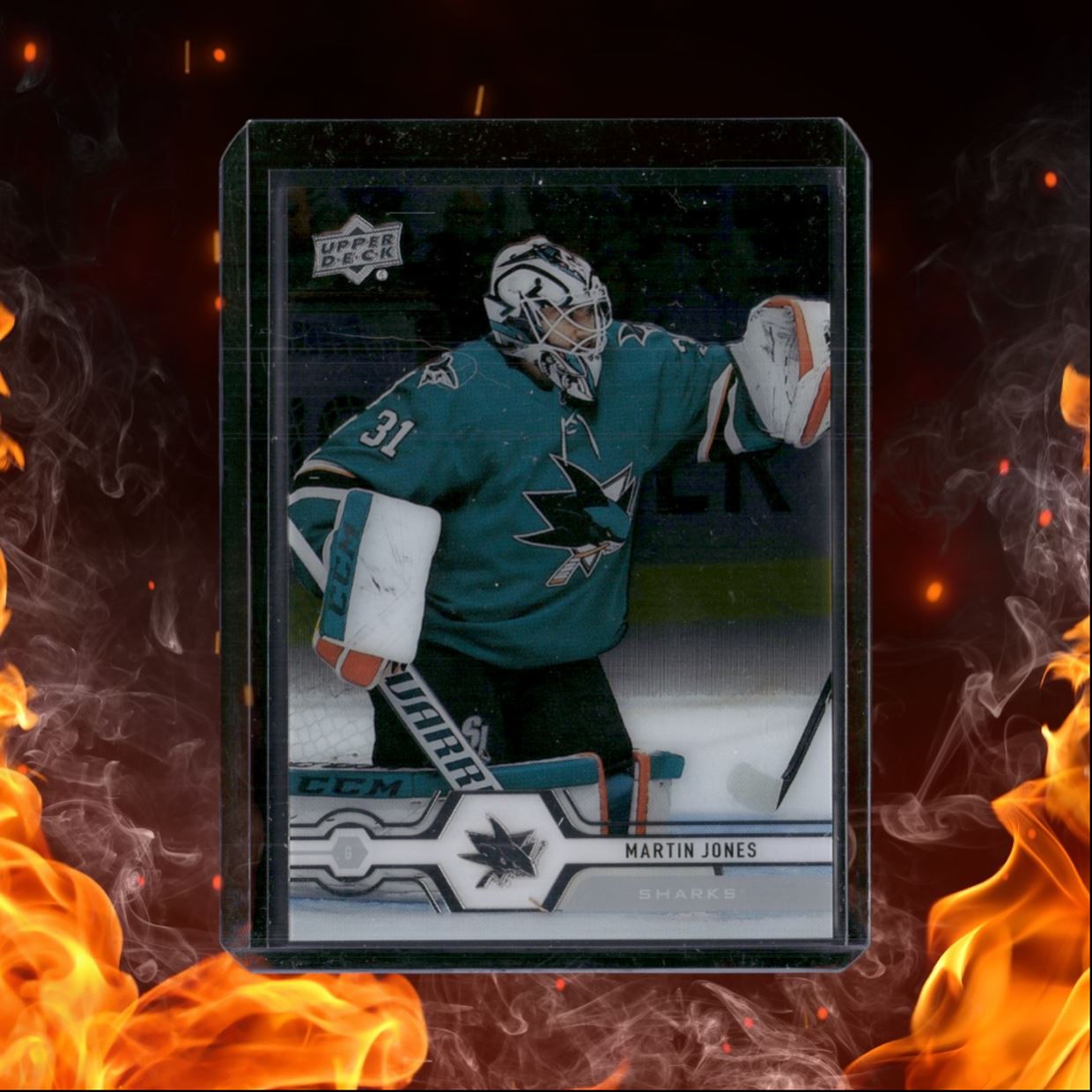 2019-20 Upper Deck Martin Jones Clear Cut SSP #167