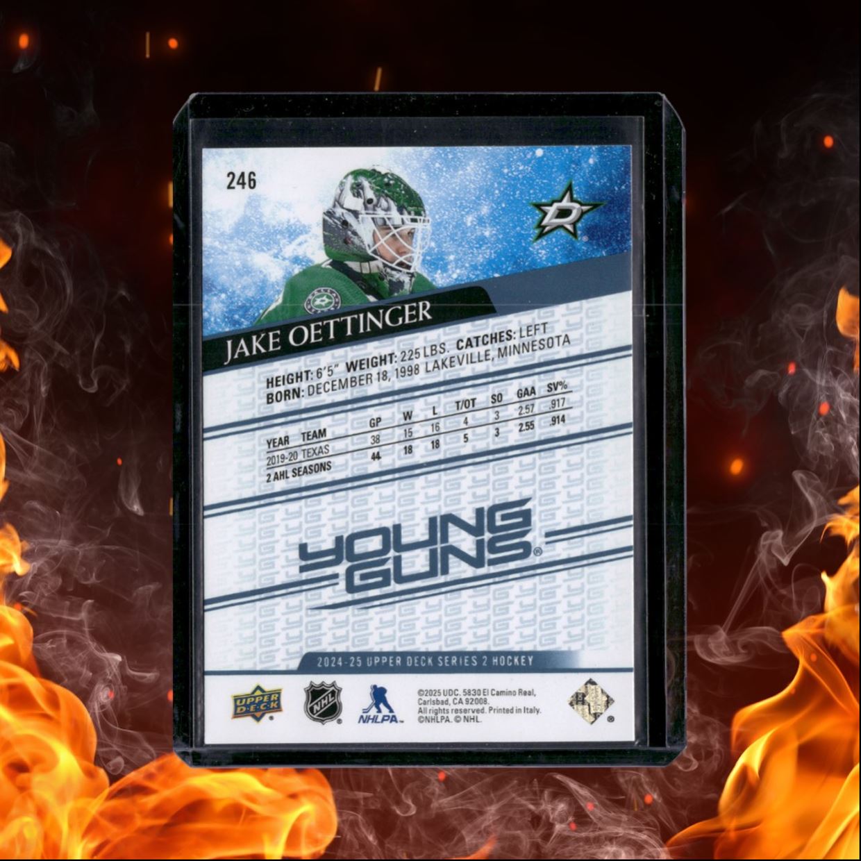 2024-25 Upper Deck Jake Oettinger Young Guns Renewed (C) #246