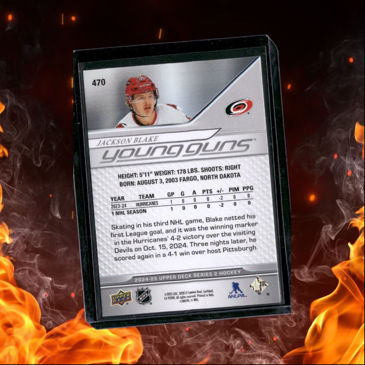 2024-25 Upper Deck Jackson Blake Young Guns Rookie #470