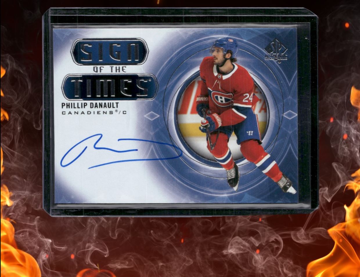 2020-21 SP Authentic Phillip Danault Sign of the Times Auto #SOTT-PD