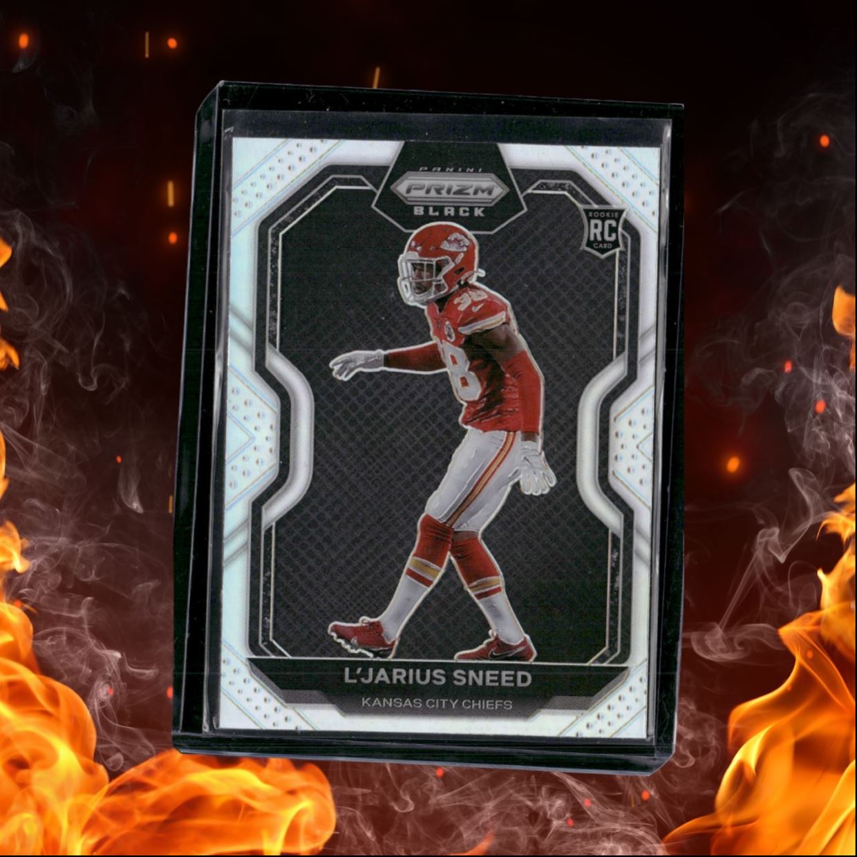 2020 Panini Chronicles L'Jarius Sneed Prizm Black Silver Prizm Rookie #PB-24