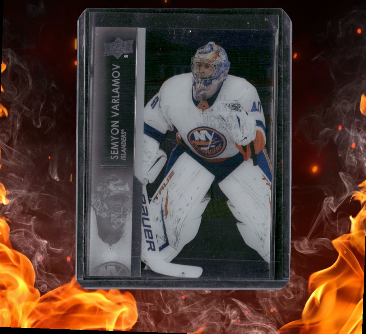 2021-22 Upper Deck Semyon Varlamov Clear Cut SP #119