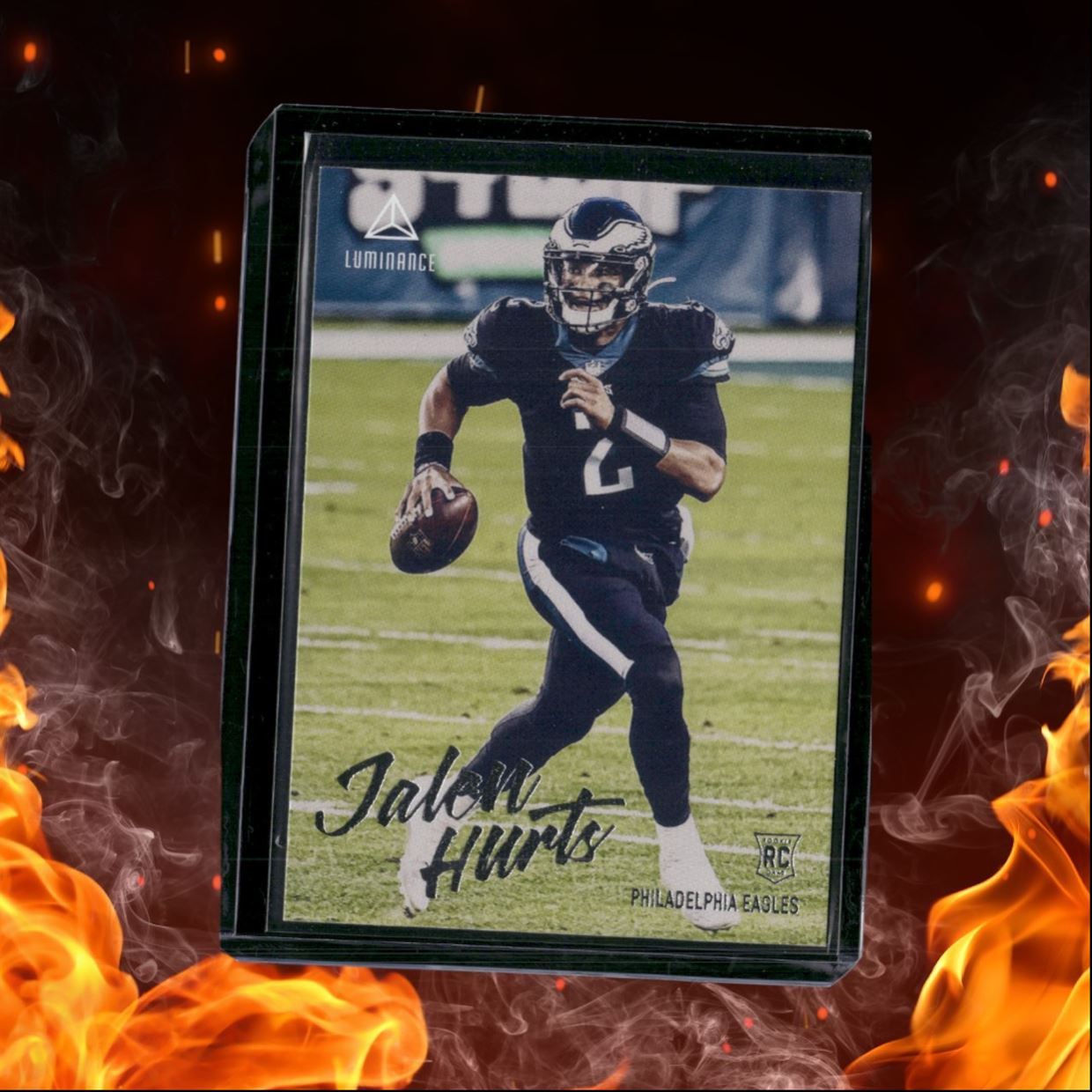 2020 Panini Chronicles Jalen Hurts Luminance Rookie #210
