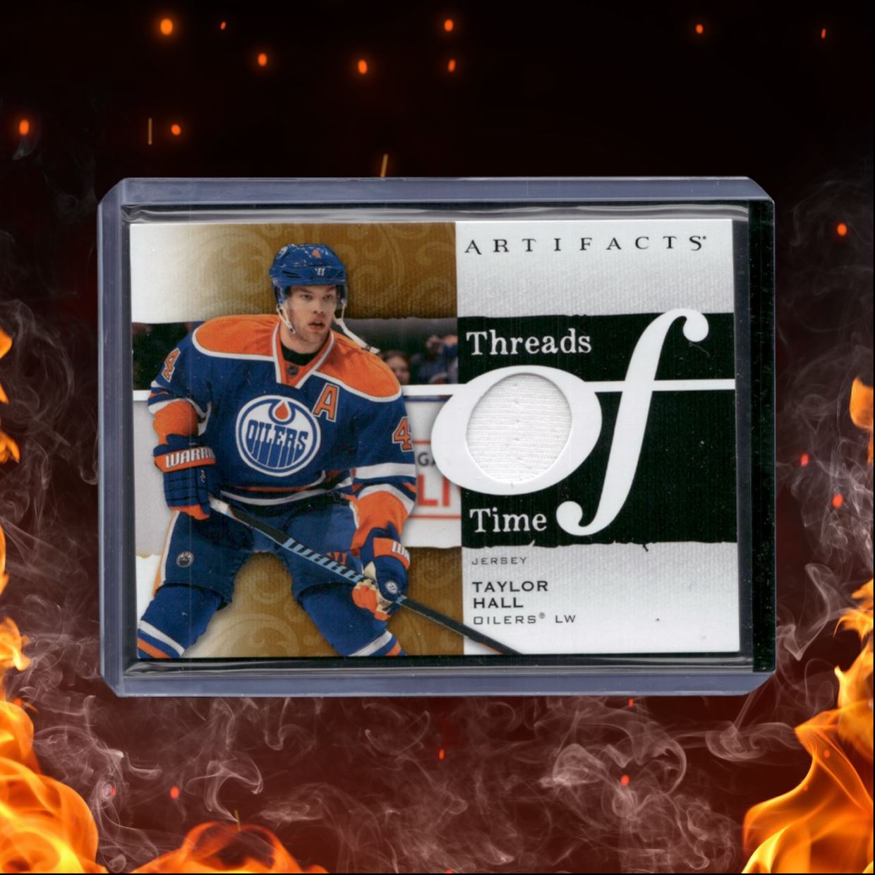 2021-22 Upper Deck Artifacts Taylor Hall Threads of Time Jersey (A) #TT-TH