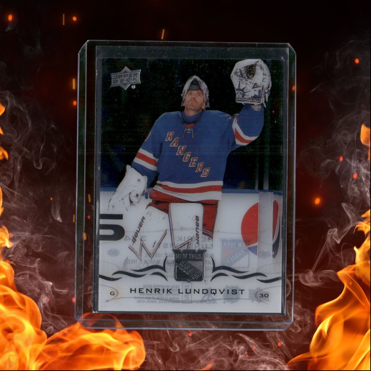 2018-19 Upper Deck Henrik Lundqvist Clear Cut SSP #374