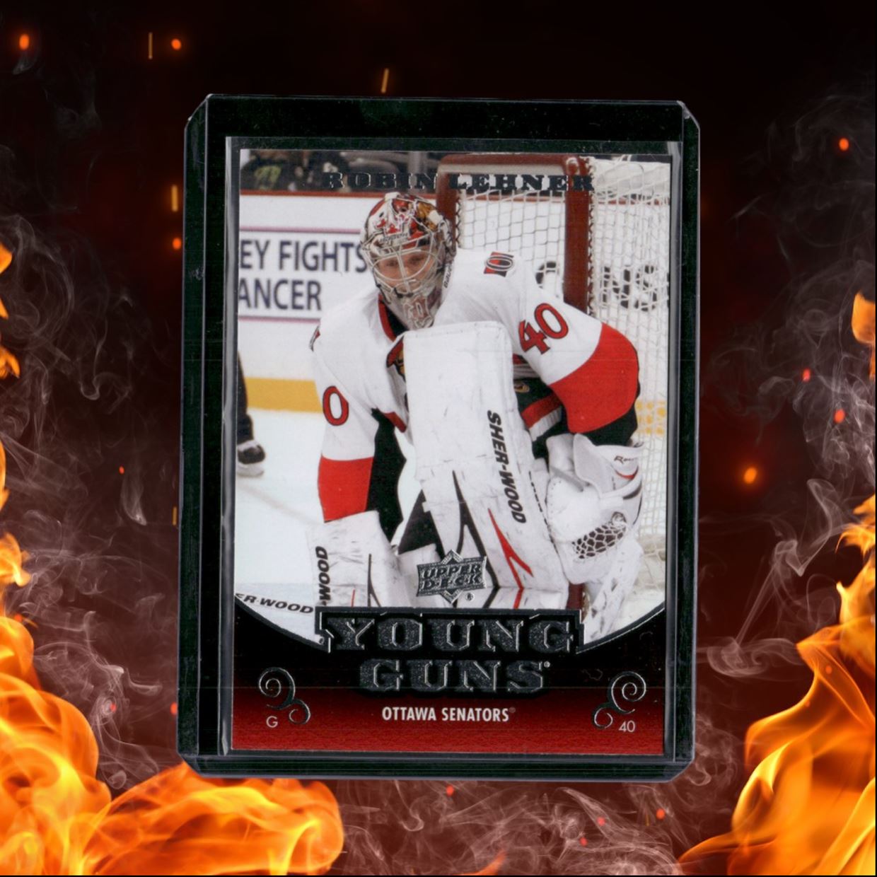 2010-11 Upper Deck Robin Lehner Young Guns Rookie #486