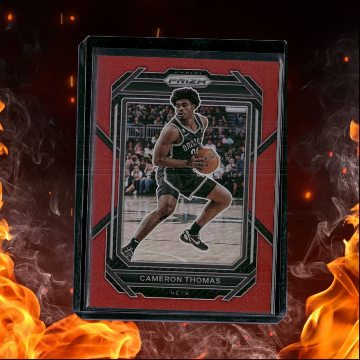 2022-23 Panini Prizm Cameron Thomas Red Prizm 244/299 #20