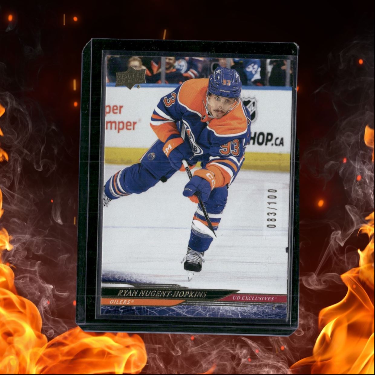 2024-25 Upper Deck Ryan Nugent-Hopkins UD Exclusives 083/100 #311