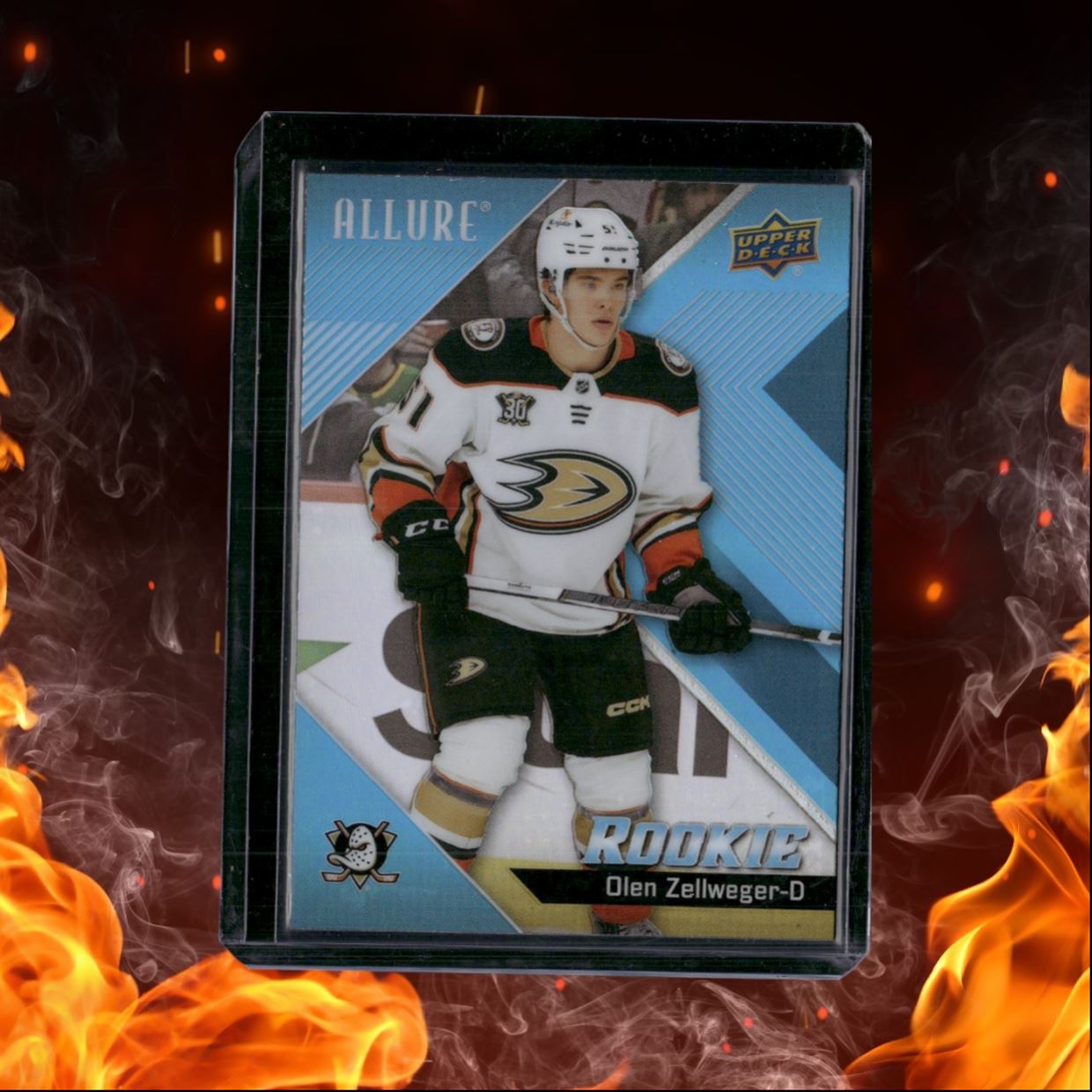 2024-25 Upper Deck Allure Olen Zellweger (C) Rookie #106