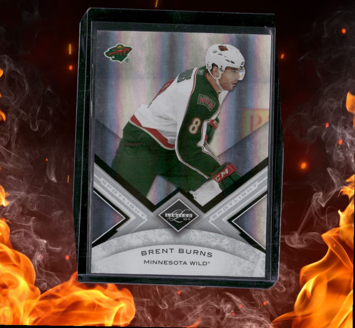 2010-11 Panini Limited Brent Burns Silver Spotlight 35/49 #40