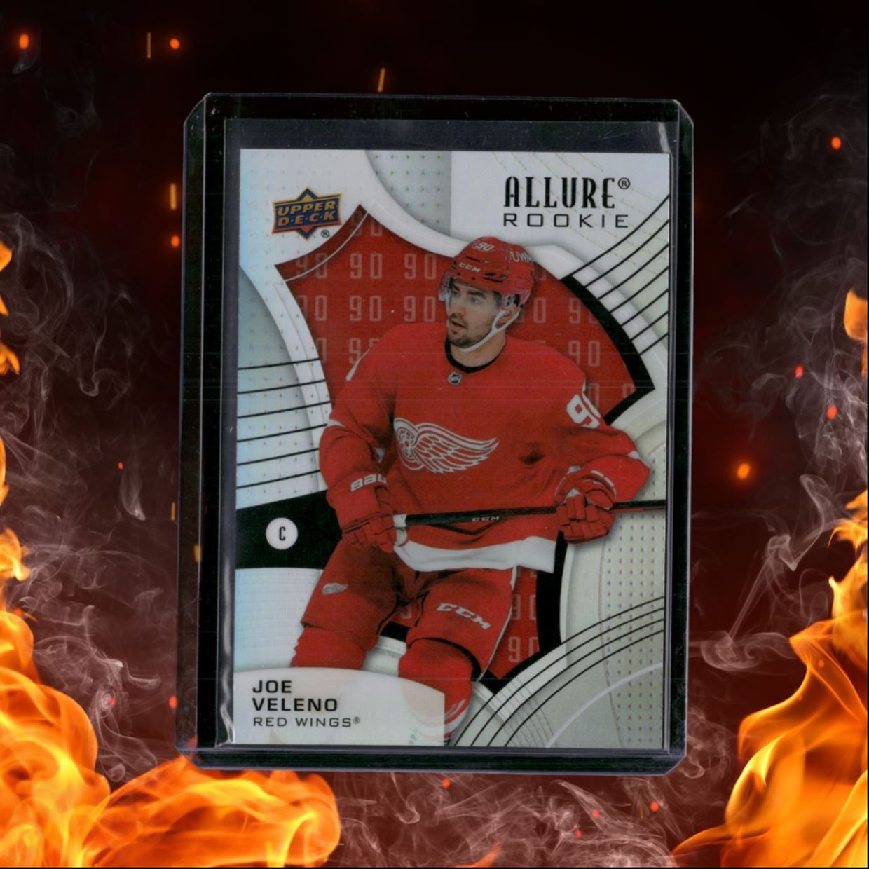 2021-22 Upper Deck Allure Joe Veleno Jersey Number 022/199 #131