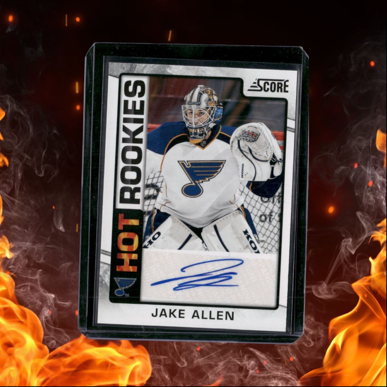 2012-13 Panini Score Jake Allen Hot Rookie Auto #544
