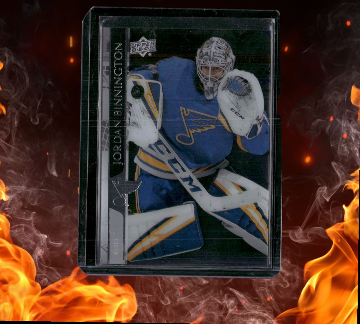 2020-21 Upper Deck Jordan Binnington Clear Cut SP (A) #152