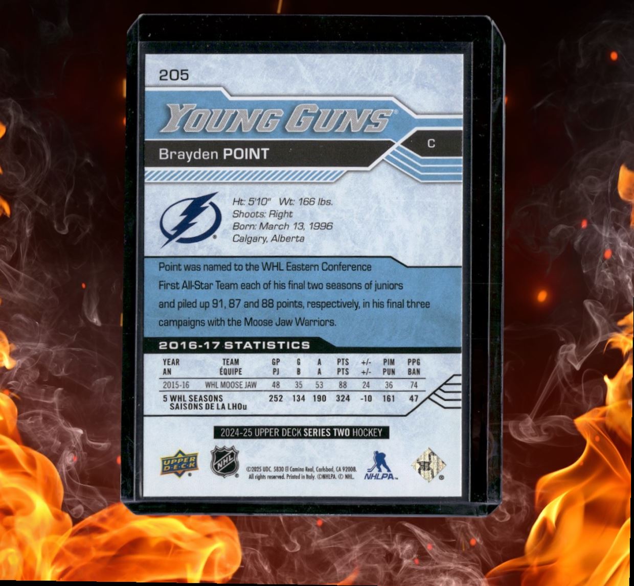 2024-25 Upper Deck Brayden Point Young Guns Renewed (B) #205