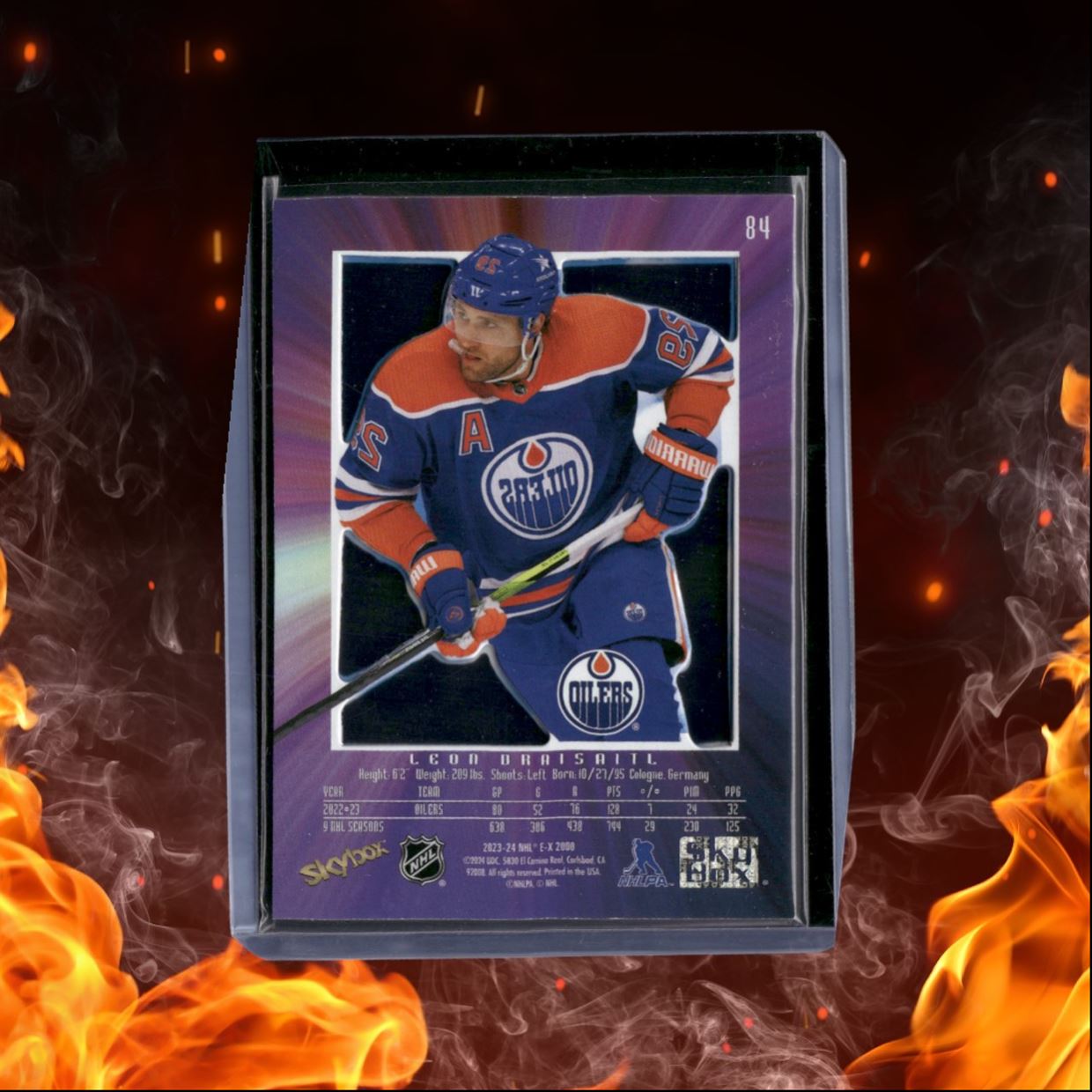 2023-24 SkyBox EX 2000 Leon Draisaitl (A) #84