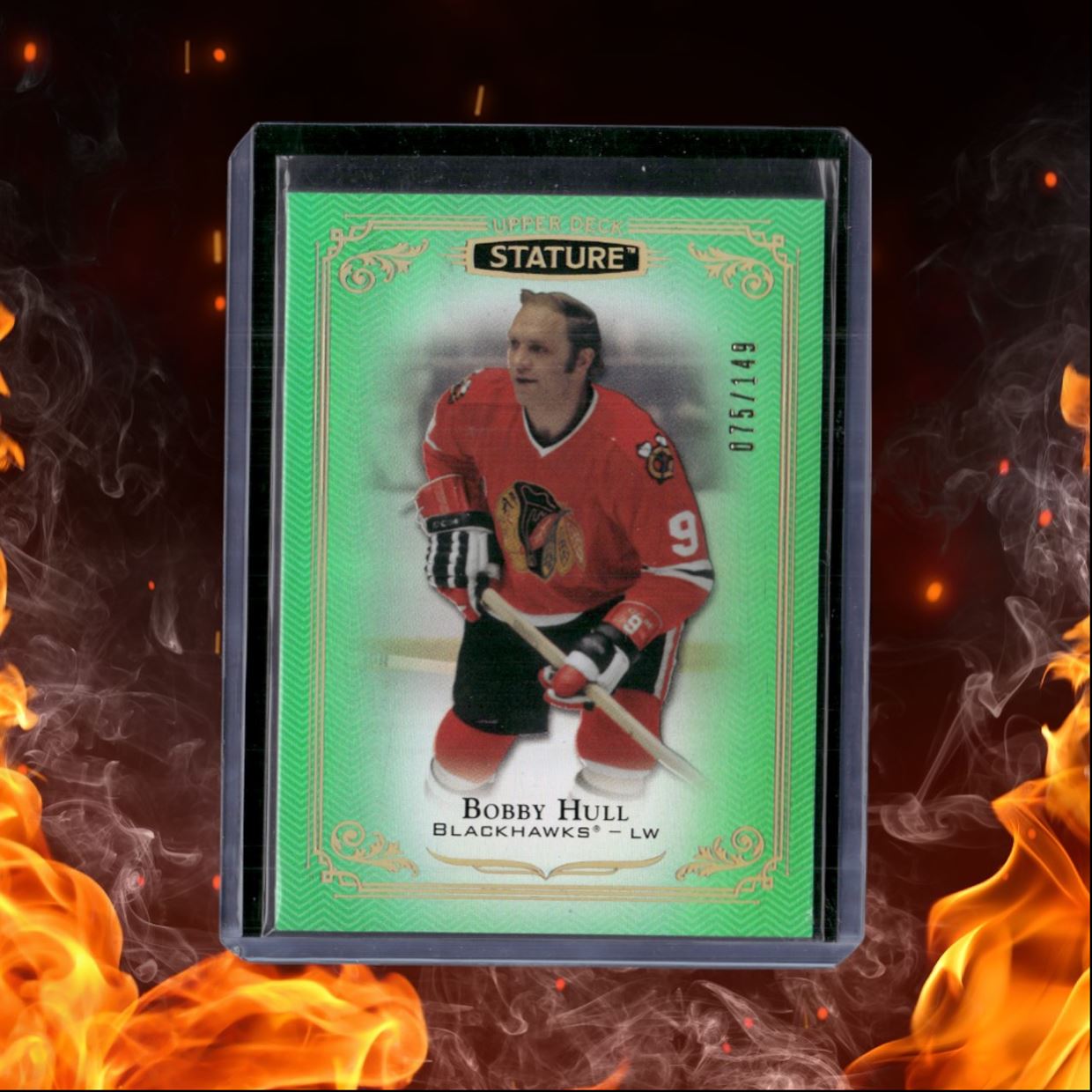2019-20 Upper Deck Stature Bobby Hull Green 075/149 #83