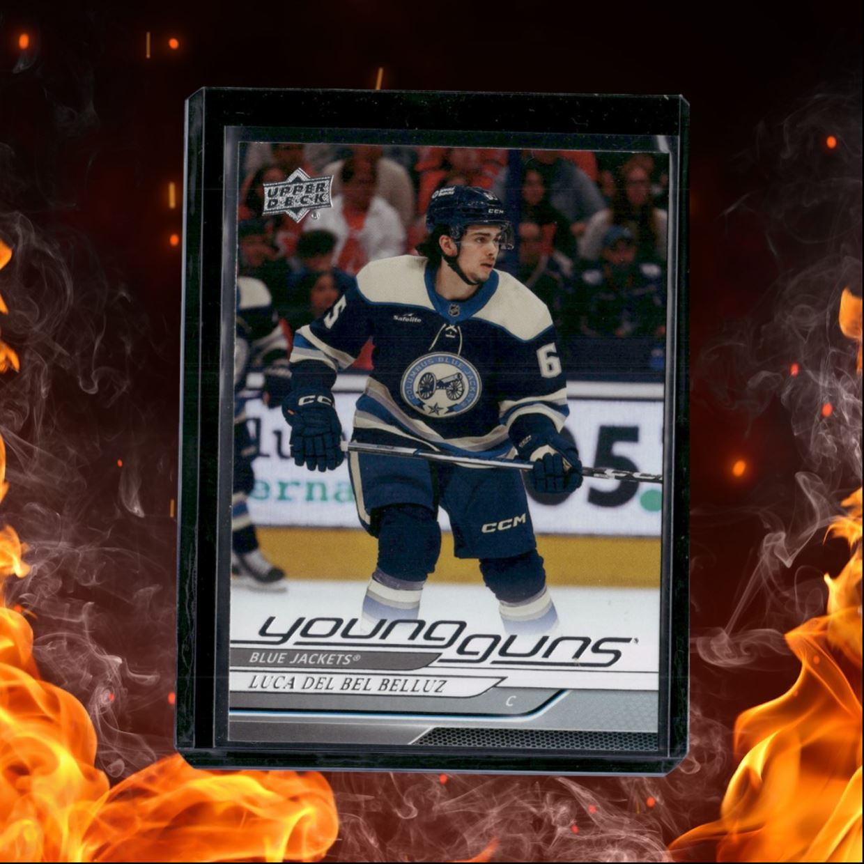 2024-25 Upper Deck Luca Del Bel Belluz Young Guns (C) Rookie #214