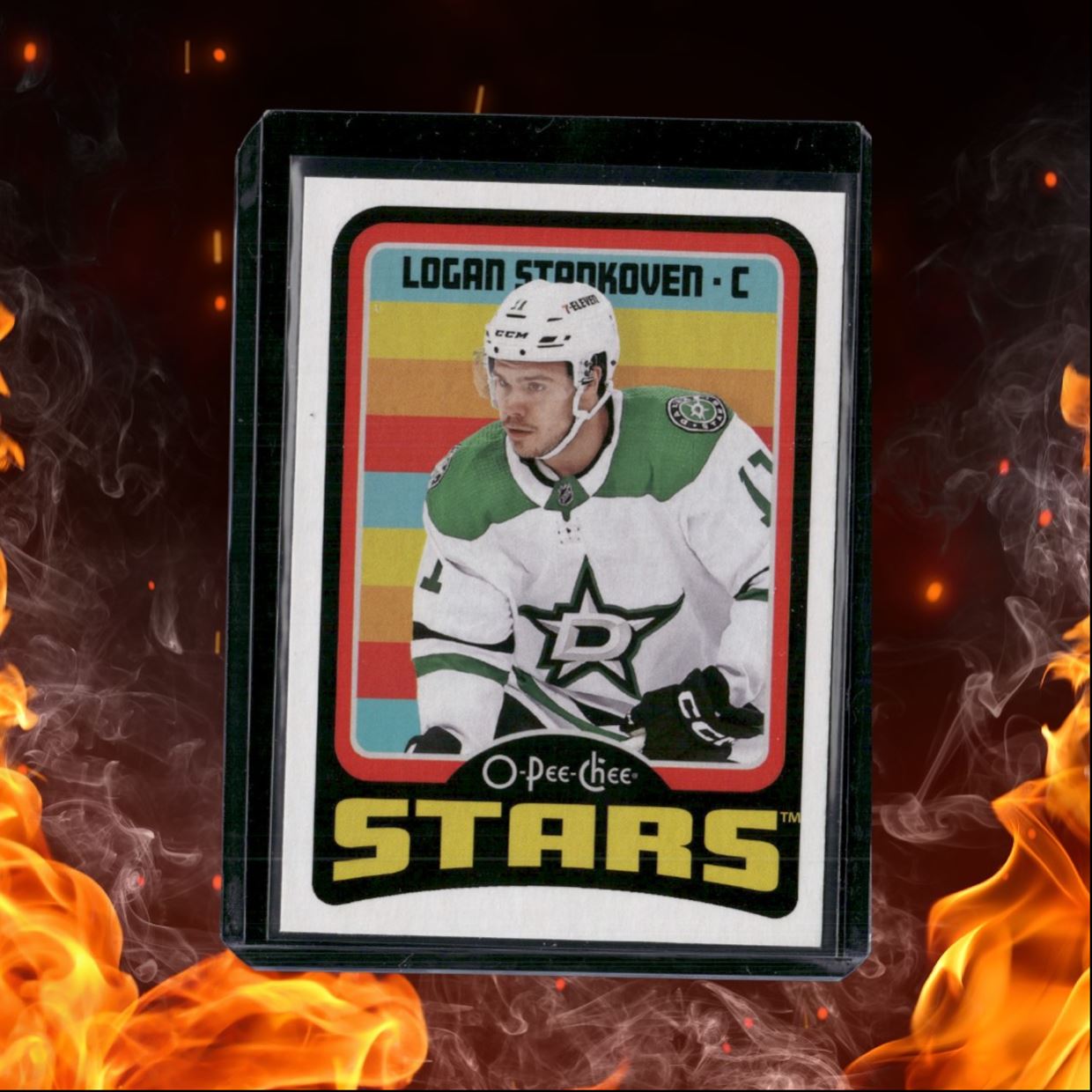 2024-25 O-Pee-Chee Logan Stankoven Retro Rookie #572