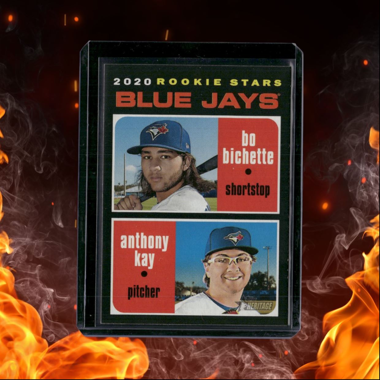 2020 Topps Heritage Bo Bichette / Anthony Kay Stars Rookie #52