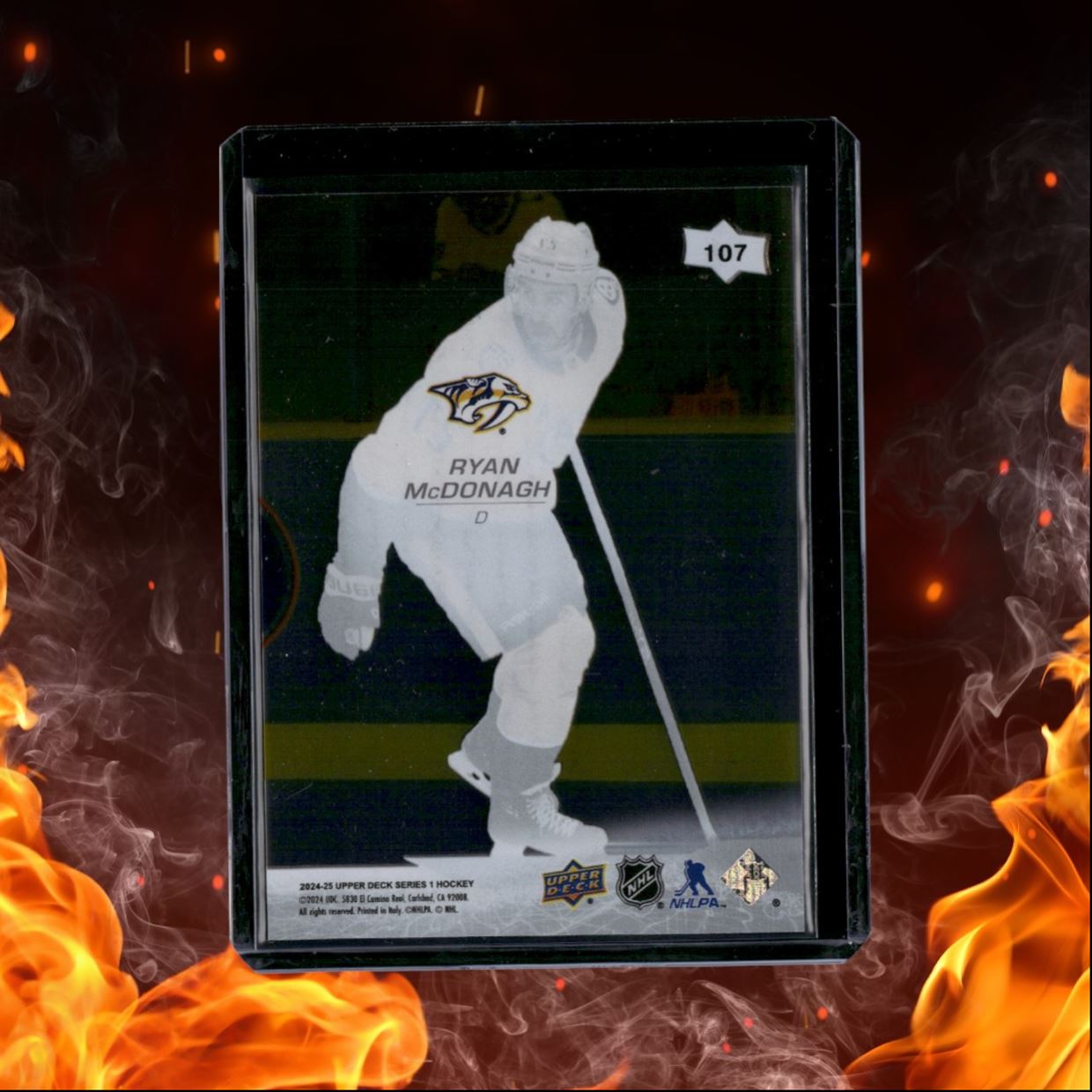 2024-25 Upper Deck Ryan McDonagh Clear Cut #107