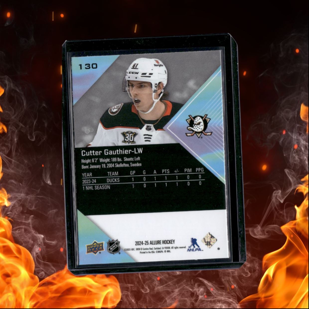 2024-25 Upper Deck Allure Cutter Gauthier (B) Rookie #130