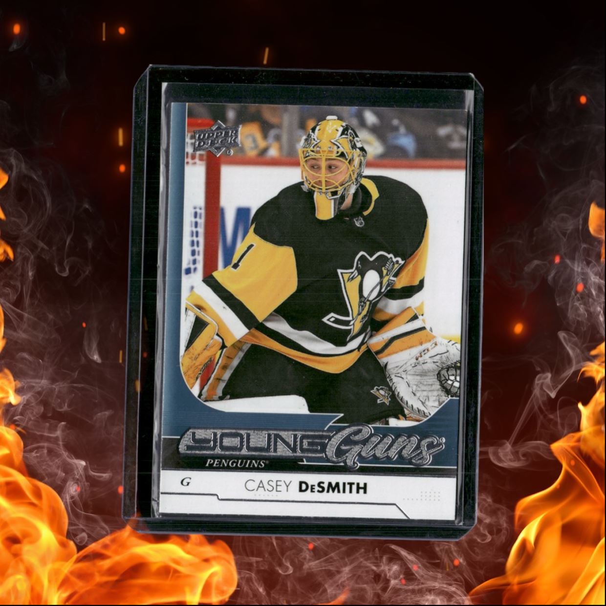 2017-18 Upper Deck Update Casey DeSmith Young Guns (A) SP Authentic Rookie #512