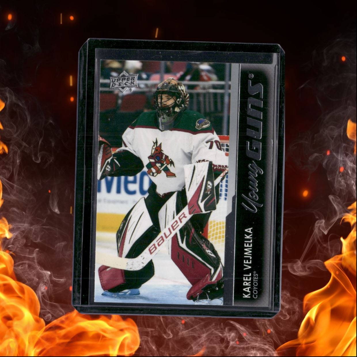 2021-22 Upper Deck Karel Vejmelka Young Guns (B) Rookie #458