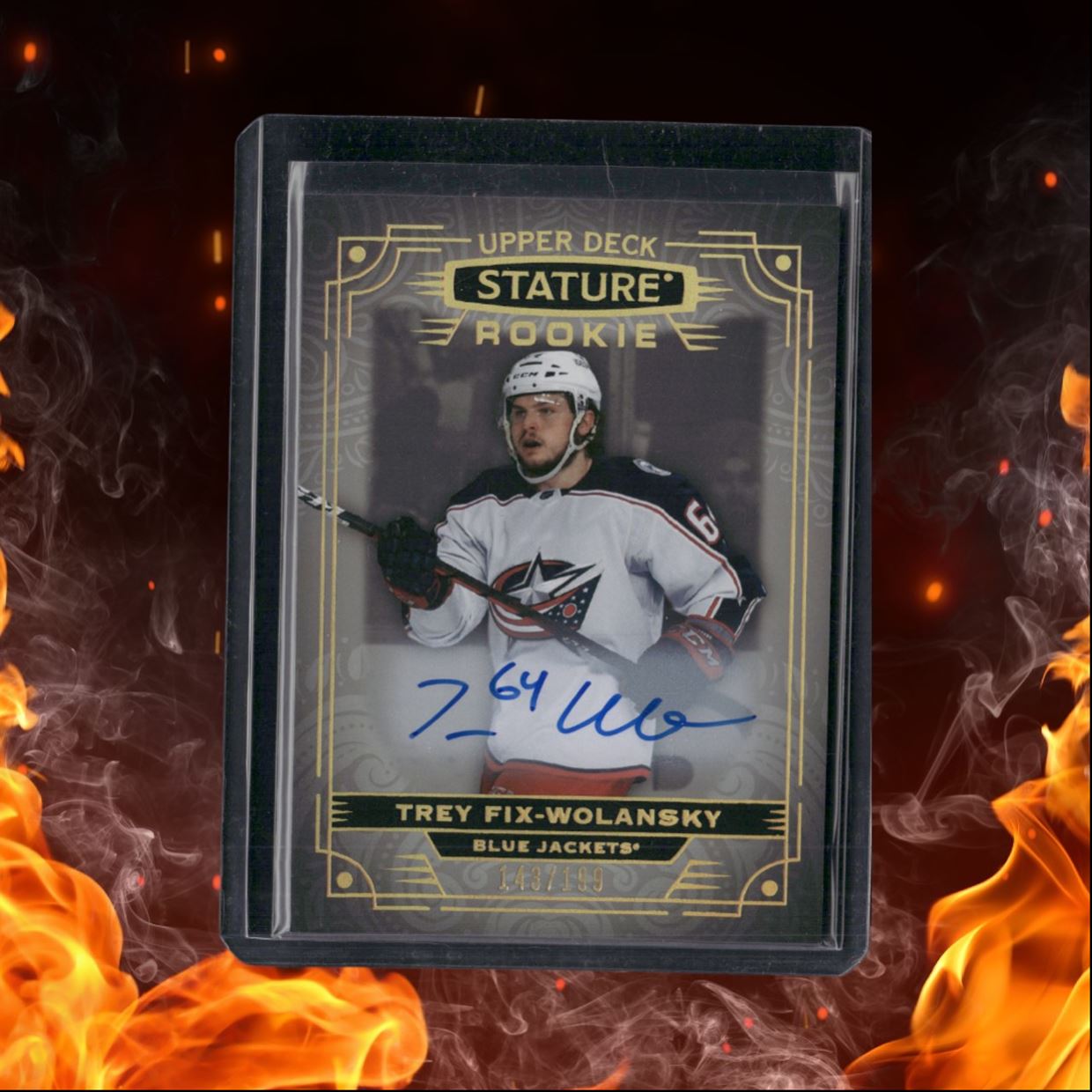 2022-23 Upper Deck Stature Trey Fix-Wolansky Rookie Auto 143/199 #168
