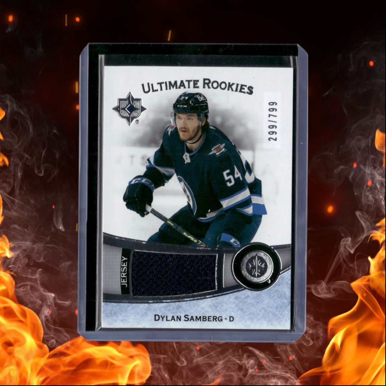 2022-23 Upper Deck Ultimate Dylan Samberg Jersey Rookie 299/799 #132