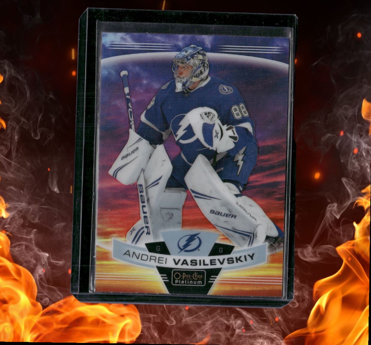 2019-20 O-Pee-Chee Platinum Andrei Vasilevskiy Sunset #82