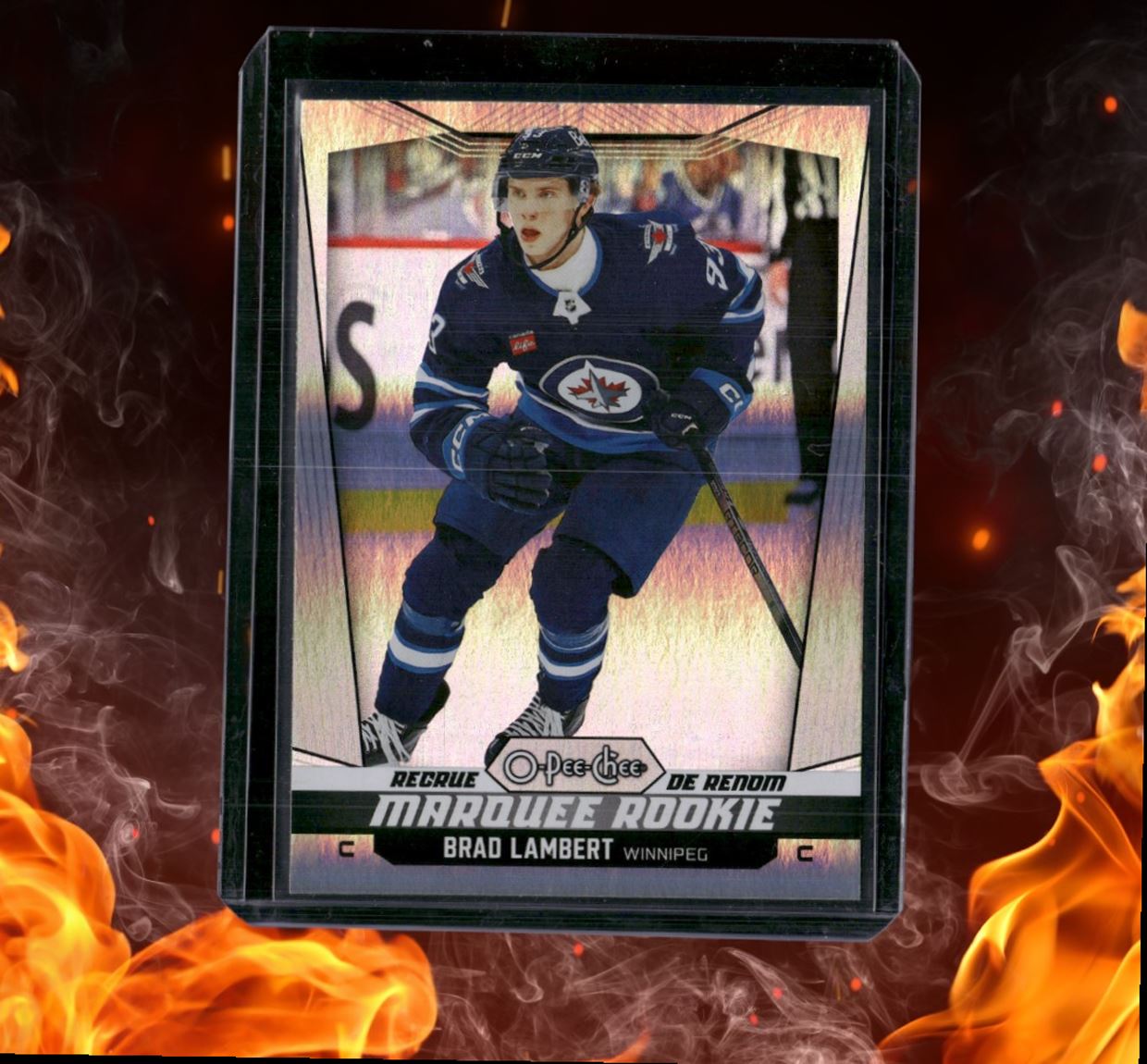 2024-25 O-Pee-Chee Brad Lambert Rainbow Marquee Rookie 116/350 #585