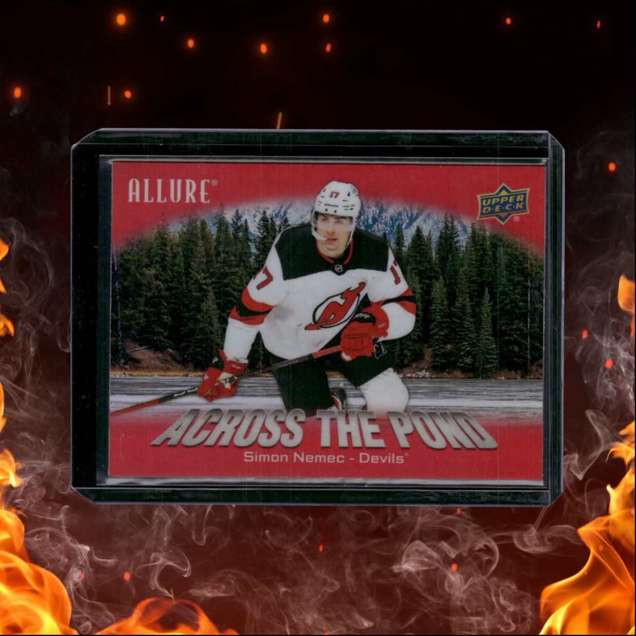 2024-25 Upper Deck Allure Simon Nemec Across the Pond Red #ATP-8