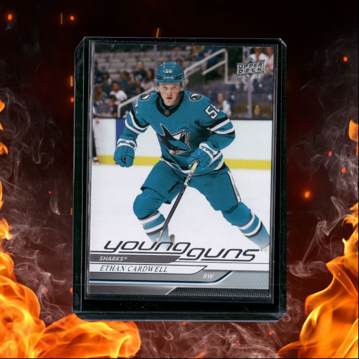 2024-25 Upper Deck Ethan Cardwell Young Guns (E) Rookie #459