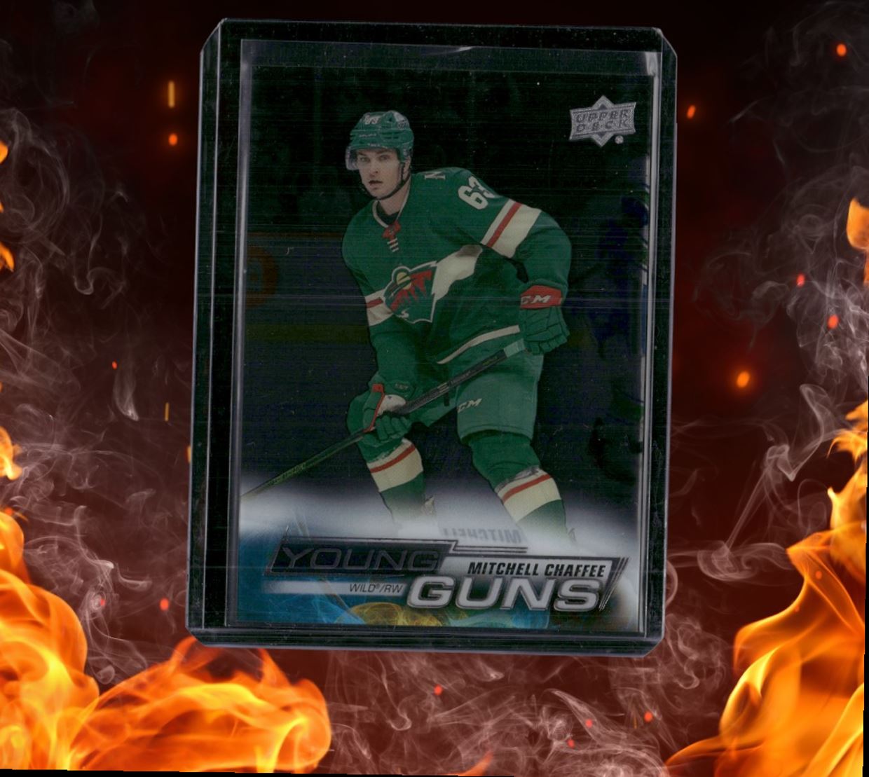 2022-23 Upper Deck Mitchell Chaffee Young Guns Clear Cut SSP Case Hit Rookie