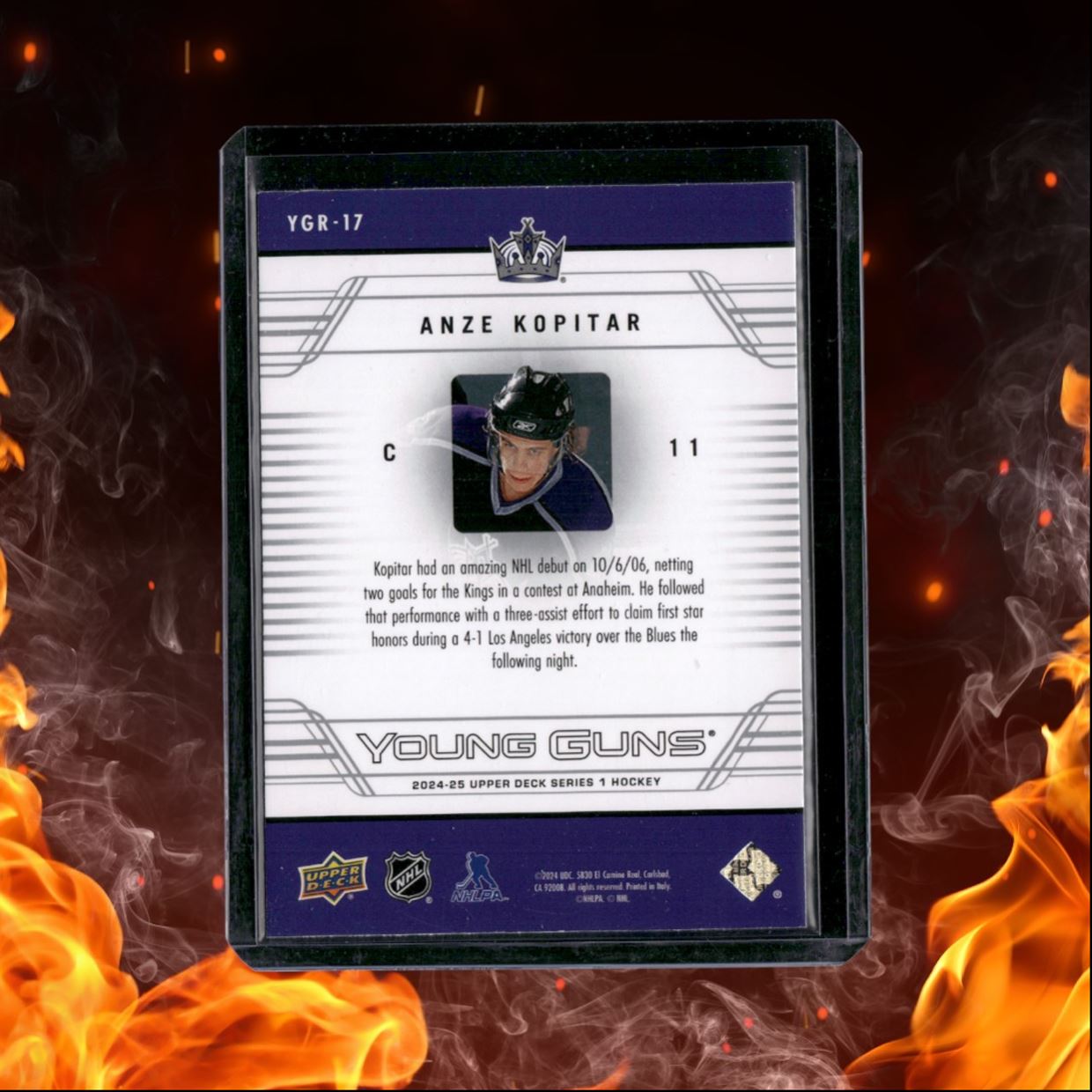 2024-25 Upper Deck Anze Kopitar Young Guns Renewed #17