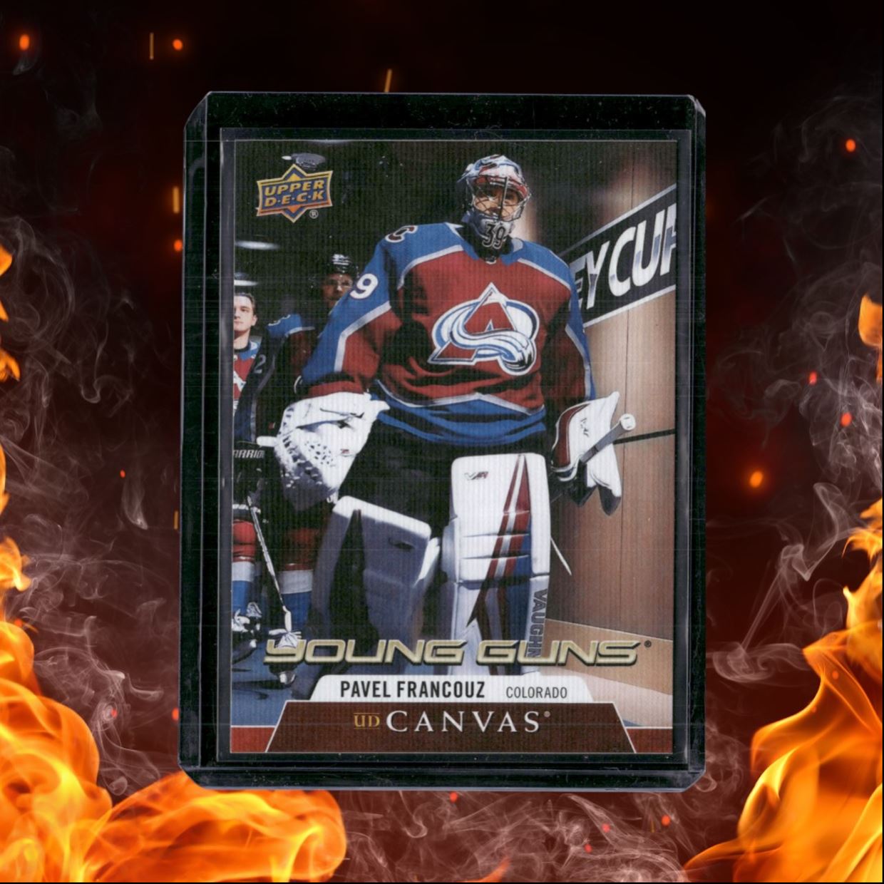 2020-21 Upper Deck Pavel Francouz UD Canvas Young Guns (D) Rookie #C96