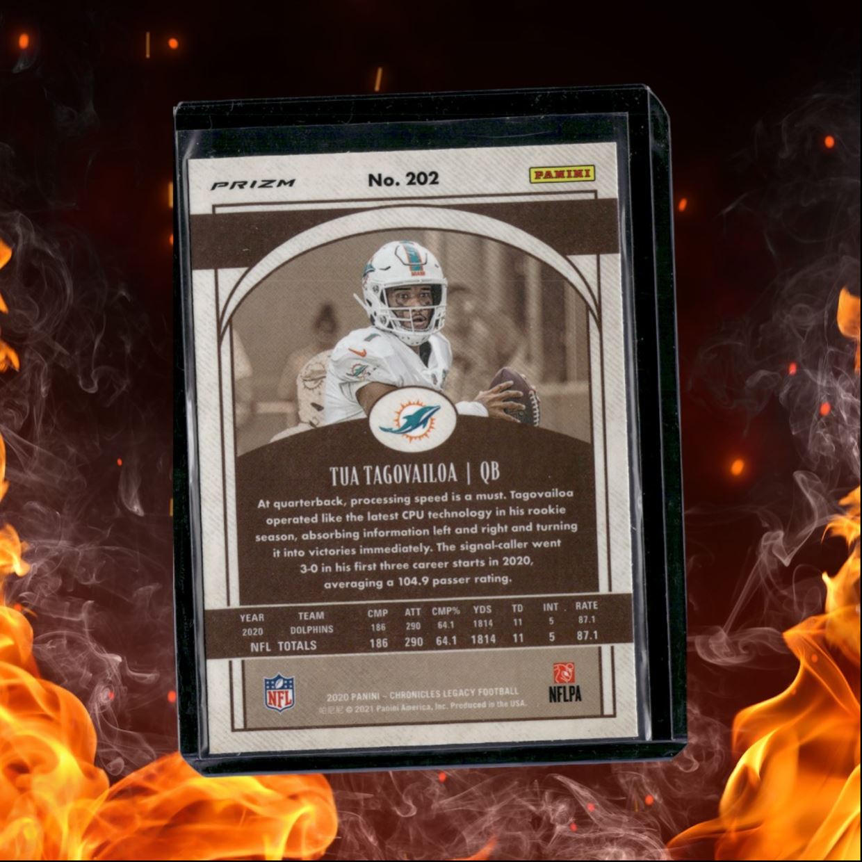 2020 Panini Chronicles Tua Tagovailoa Legacy Silver Prizm Rookie #202