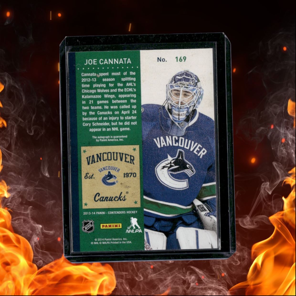 2013-14 Panini Contenders Joe Cannata Rookie Auto #169
