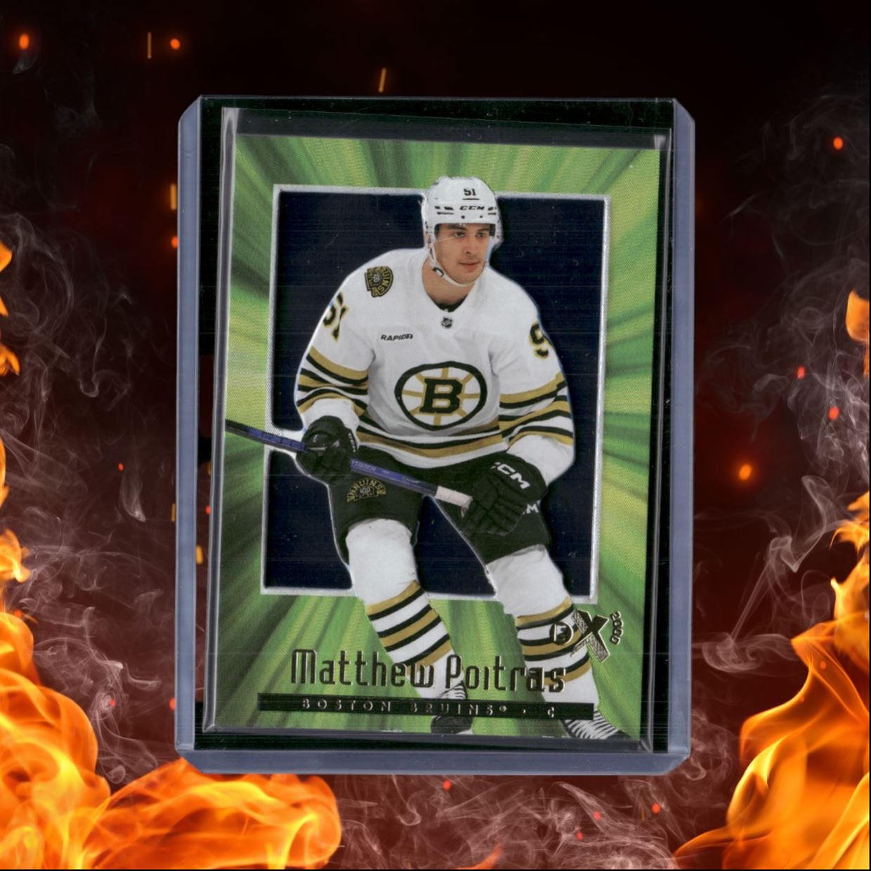 2023-24 SkyBox EX 2000 Matthew Poitras (B) Rookie #147