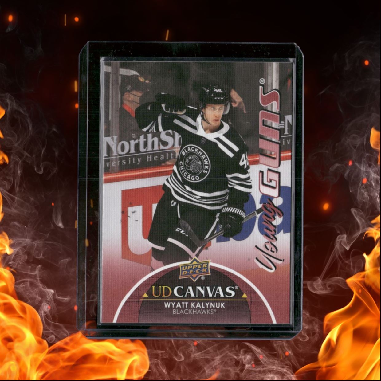 2021-22 Upper Deck Wyatt Kalynuk Canvas Young Guns Rookie #C114